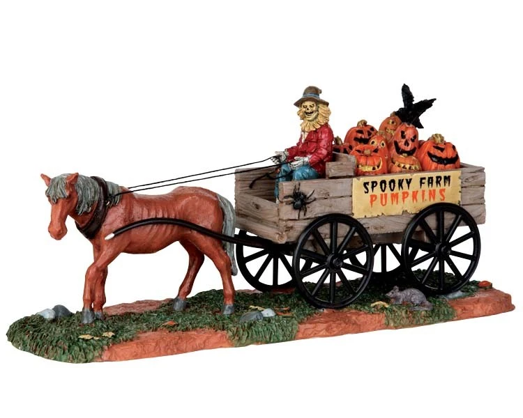 LEMAX - Pumpkin Wagon 3 LEMAX - Pumpkin Wagon